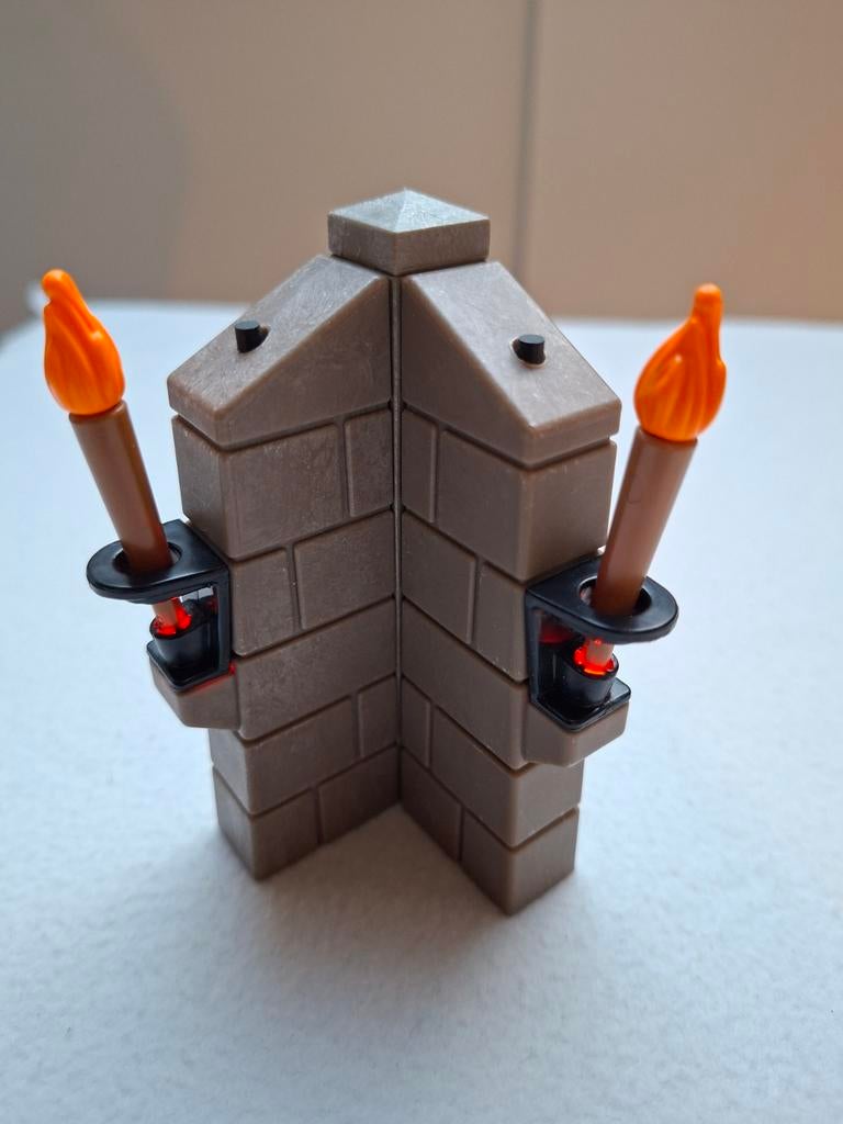 Playmobil 6160 brandende fakkels voor bij kasteel o.i d., Kinderen en Baby's, Speelgoed | Playmobil, Ophalen of Verzenden