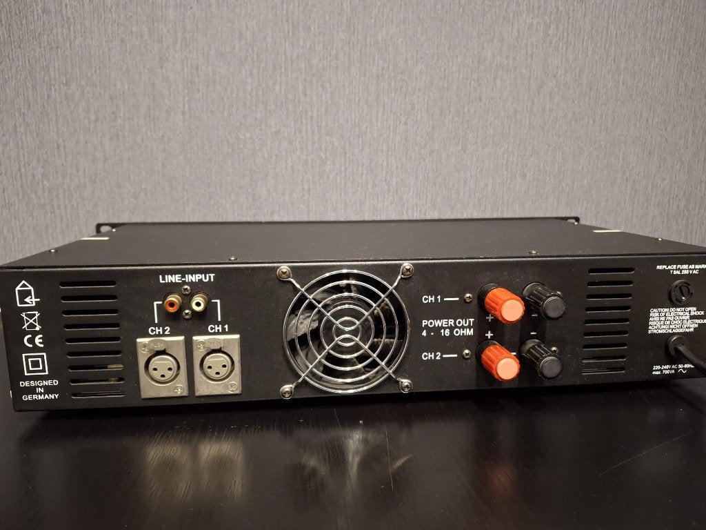 Versterker Mc Crypt PA 3000, Ophalen of Verzenden, Gebruikt, Minder dan 500 watt, P.A.