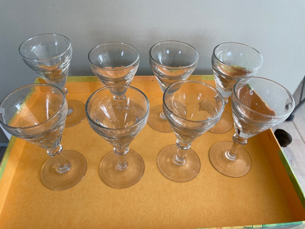 Vintage paraplu glazen, Ophalen