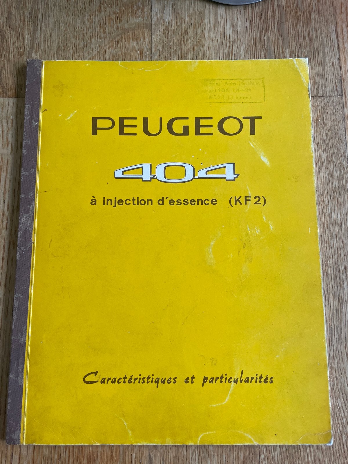 Peugeot 404 injectie handleiding (KF2), Ophalen of Verzenden