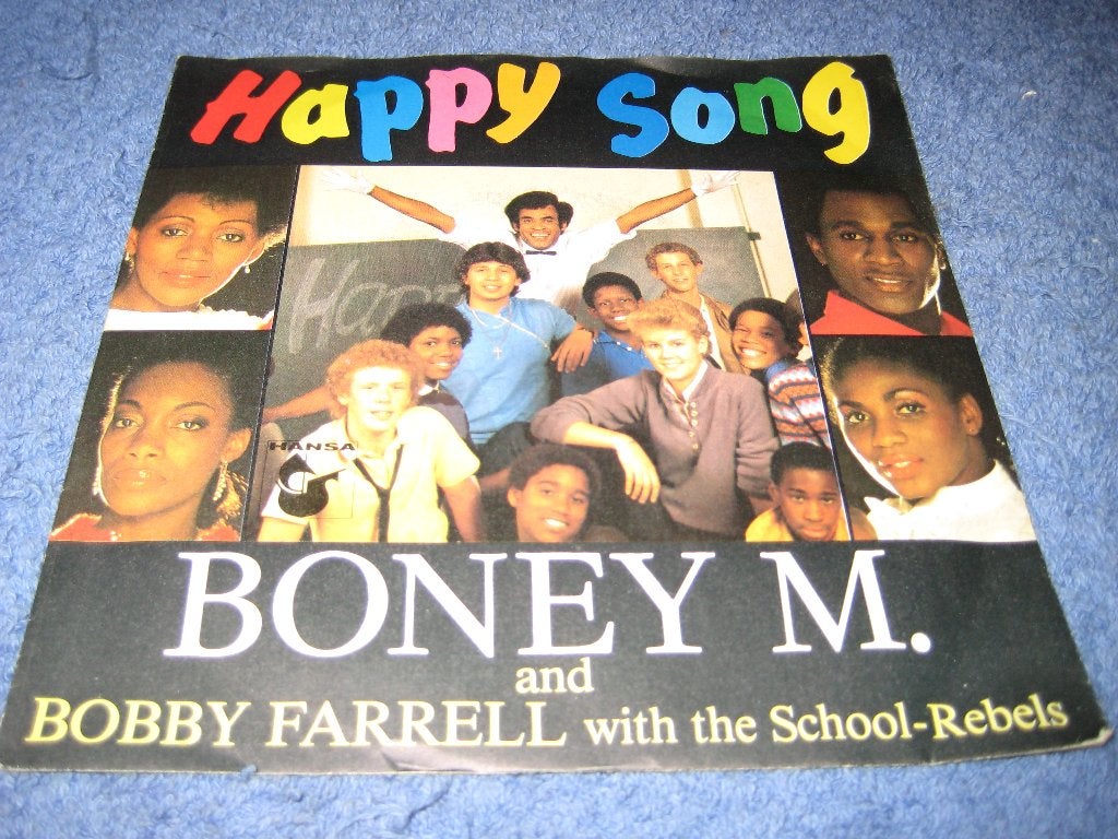 Boney M.: Happy Song (with School Rebels), Ophalen of Verzenden, Zo goed als nieuw, Pop