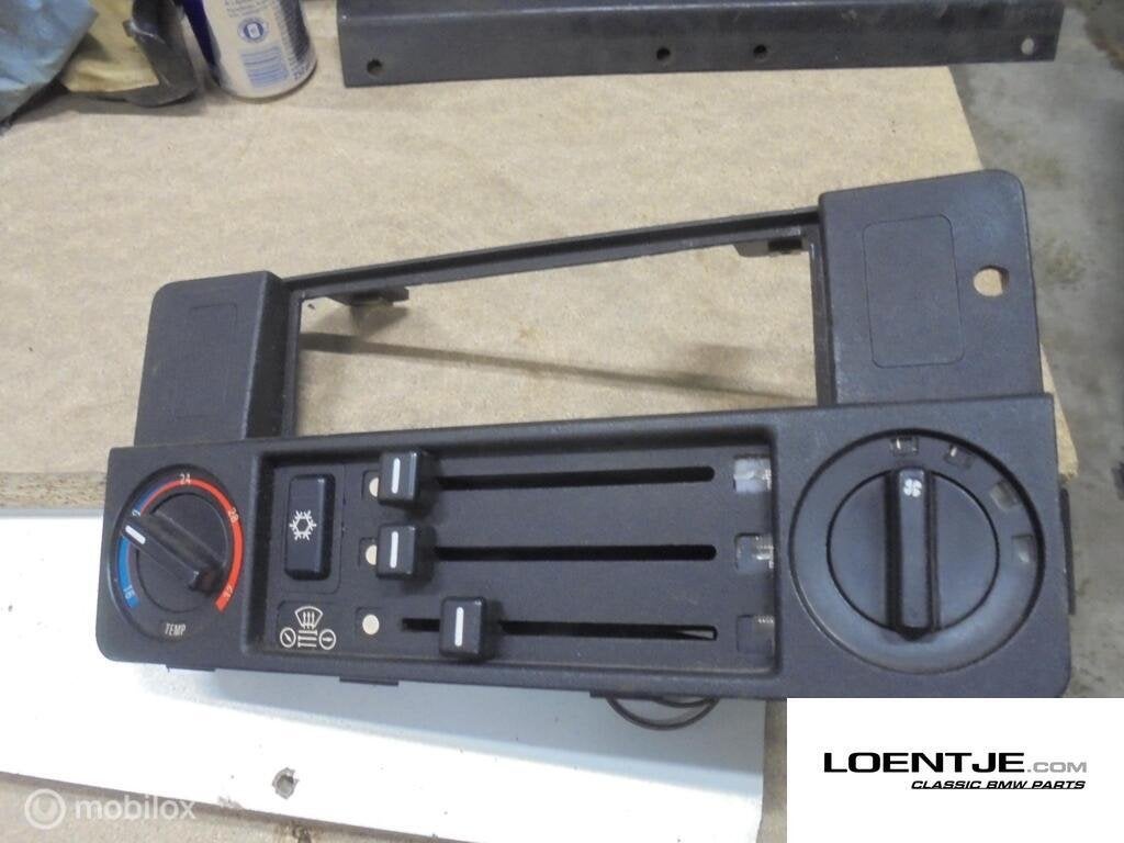 Bedieningspaneel kachel airco BMW E28 m5 528i 525i 520i etc, Gebruikt, Ophalen of Verzenden, BMW, BMW