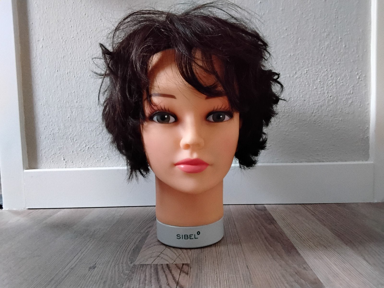 Sibel oefenhoofd dame, kapper, echt haar, Ophalen, Nieuw, Pruik of Haarverlenging