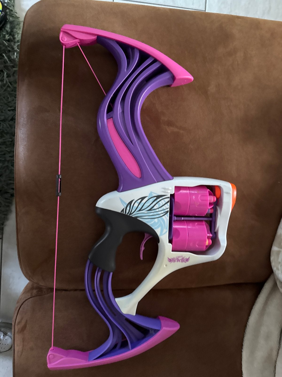Nerf Rebelle Agent Bow Blaster - Roze/Paars, Ophalen, Zo goed als nieuw