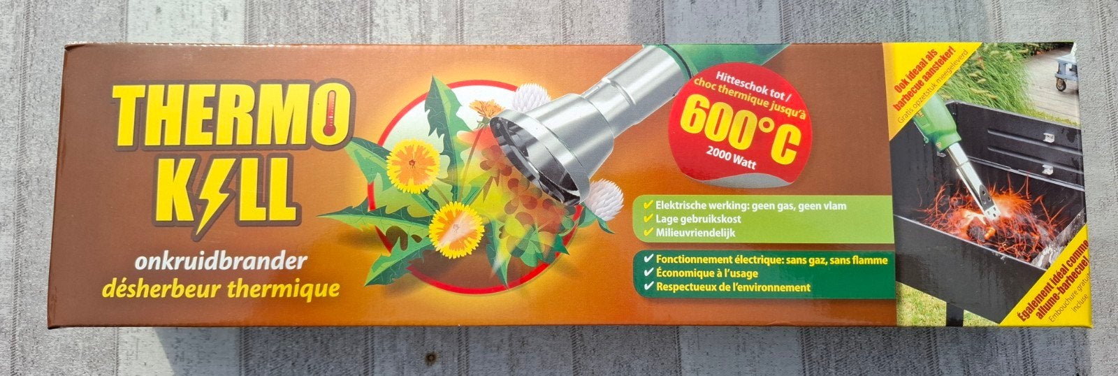 Thermokill onkruidbrander, milieuvriendelijk, Ophalen of Verzenden, Zo goed als nieuw, Thermokill