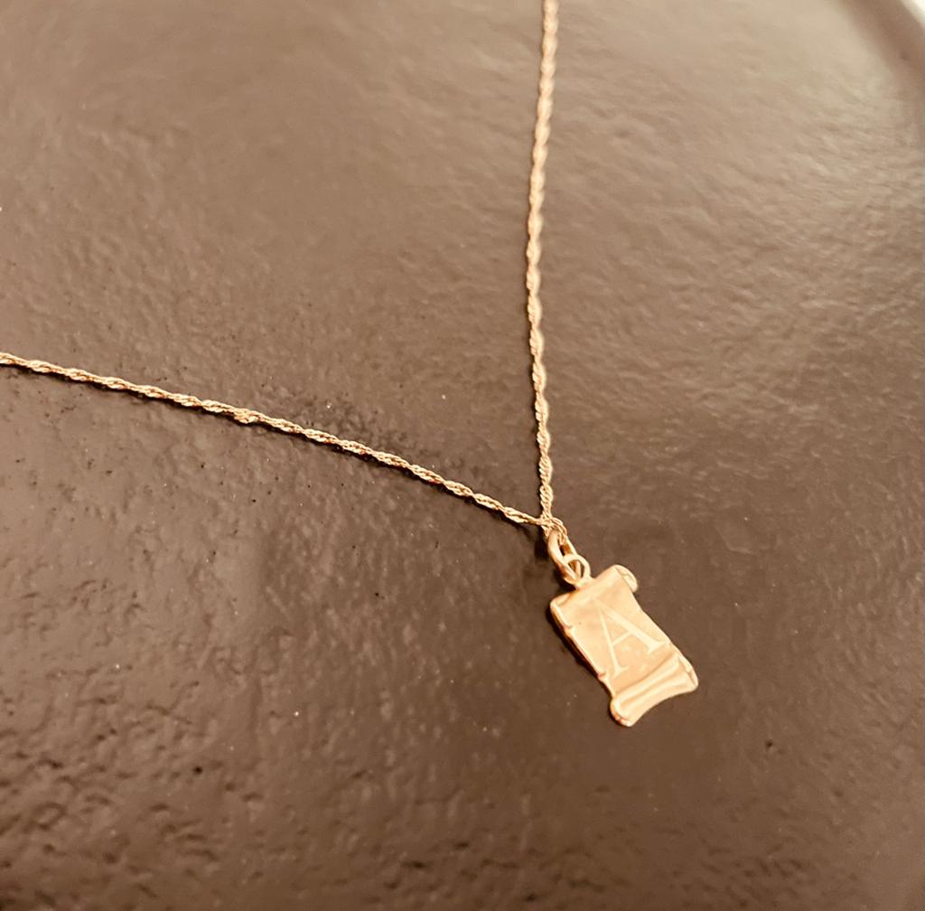 Gouden ketting met hanger, en uniek gouden ketting, Sieraden, Tassen en Uiterlijk, Kettingen, Ophalen of Verzenden, Zo goed als nieuw