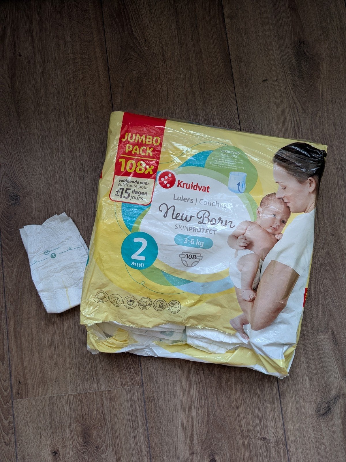 Kruidvat luiers maat 2, Ophalen of Verzenden, Nieuw