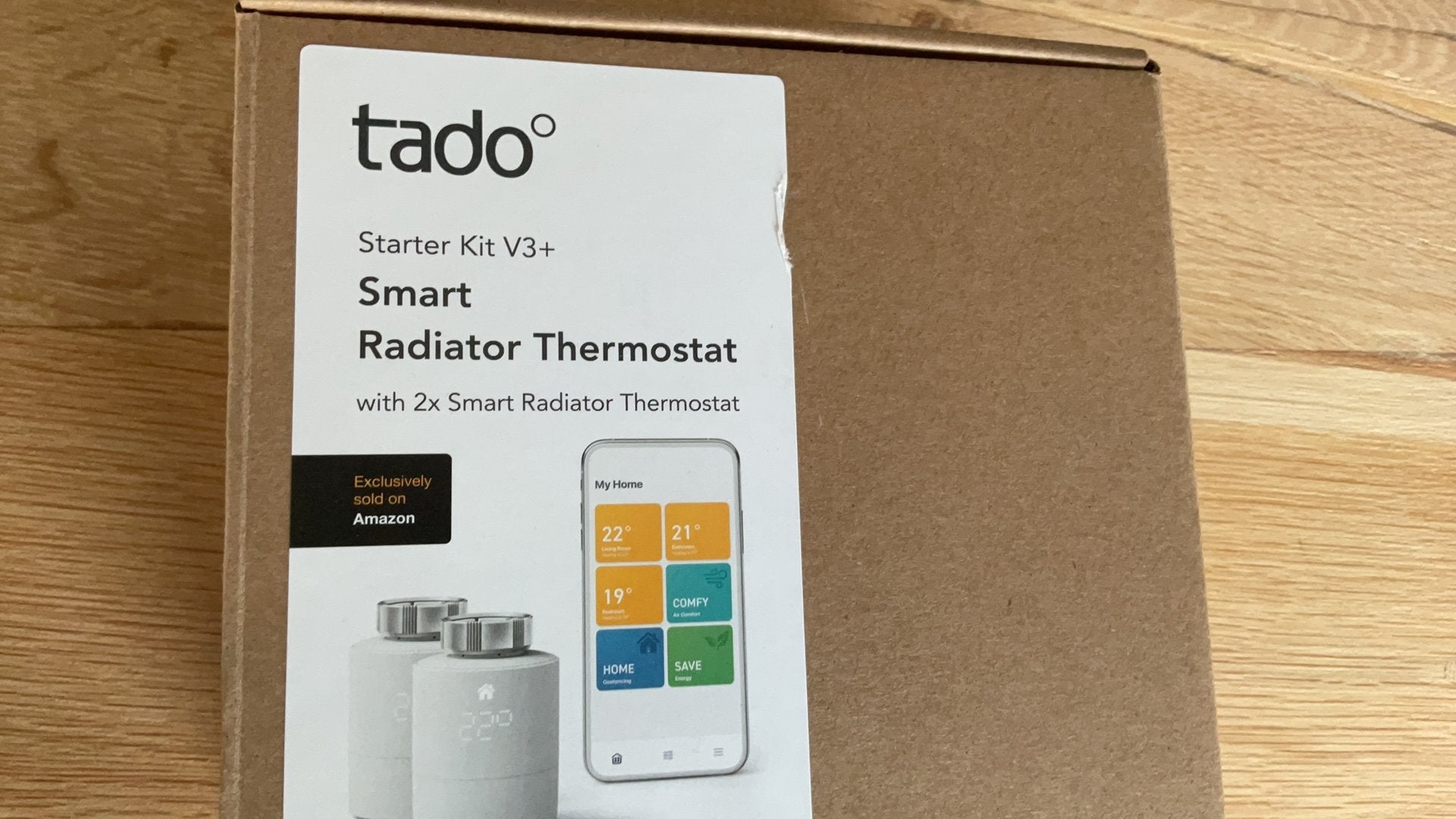 Tado Starter Kit V3 +, Thermostaat, Nieuw, Minder dan 60 cm, Ophalen of Verzenden