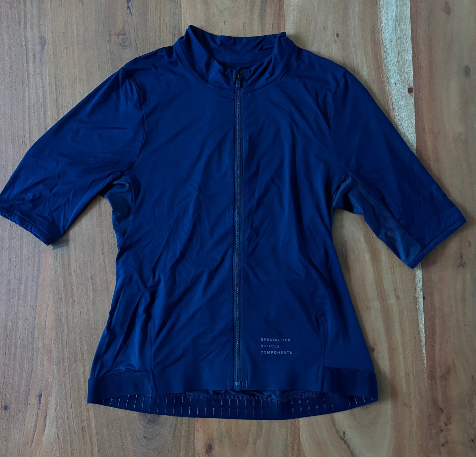 Specialized Jersey Medium donkerblauw wielren shirt dames, Fietsen en Brommers, Fietsaccessoires | Fietskleding, M, Ophalen of Verzenden