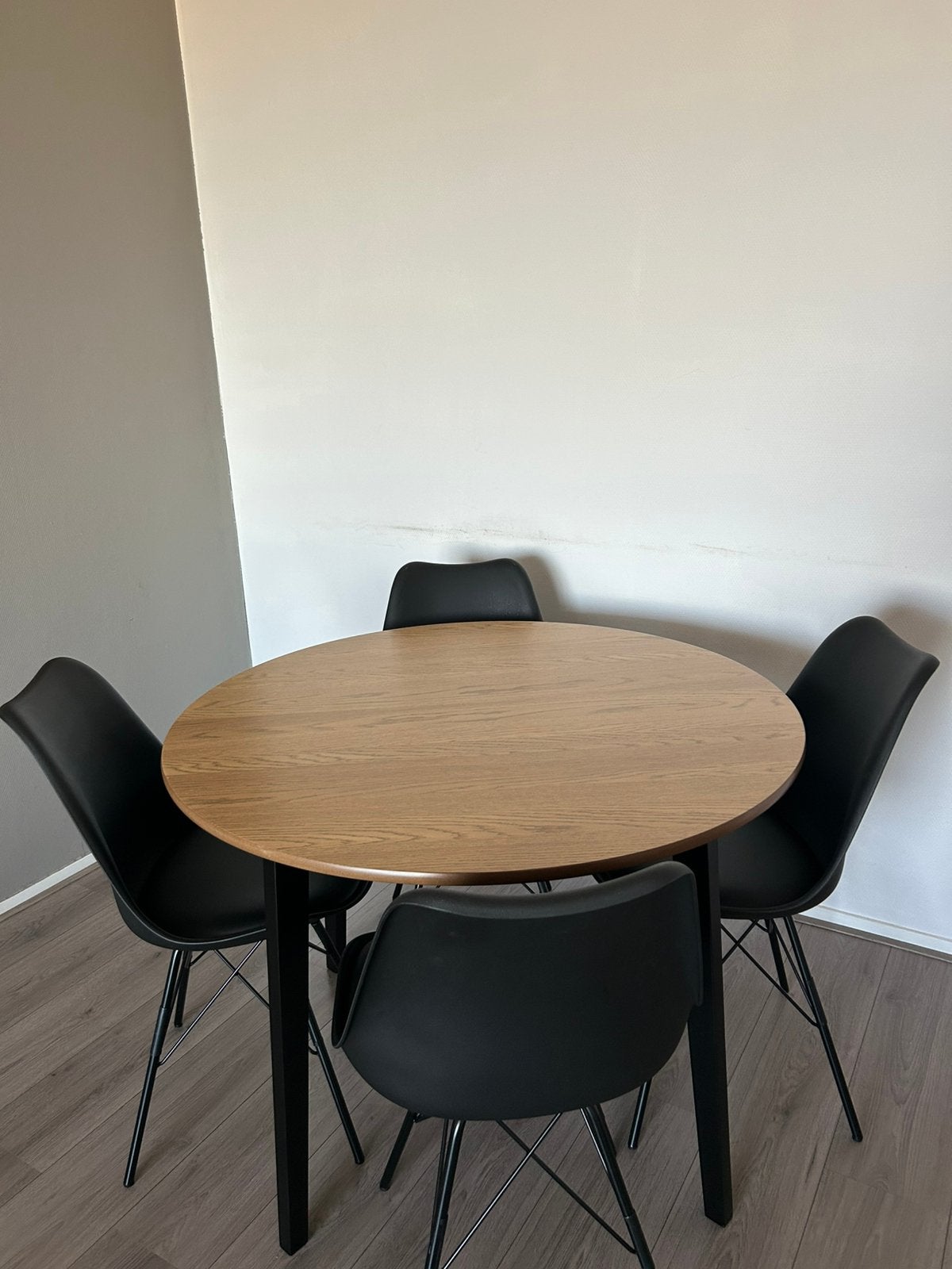 MOET SPOEDIG WEG!!!, Huis en Inrichting, Tafels | Eettafels, Ophalen, Rond, Zo goed als nieuw, Vier personen