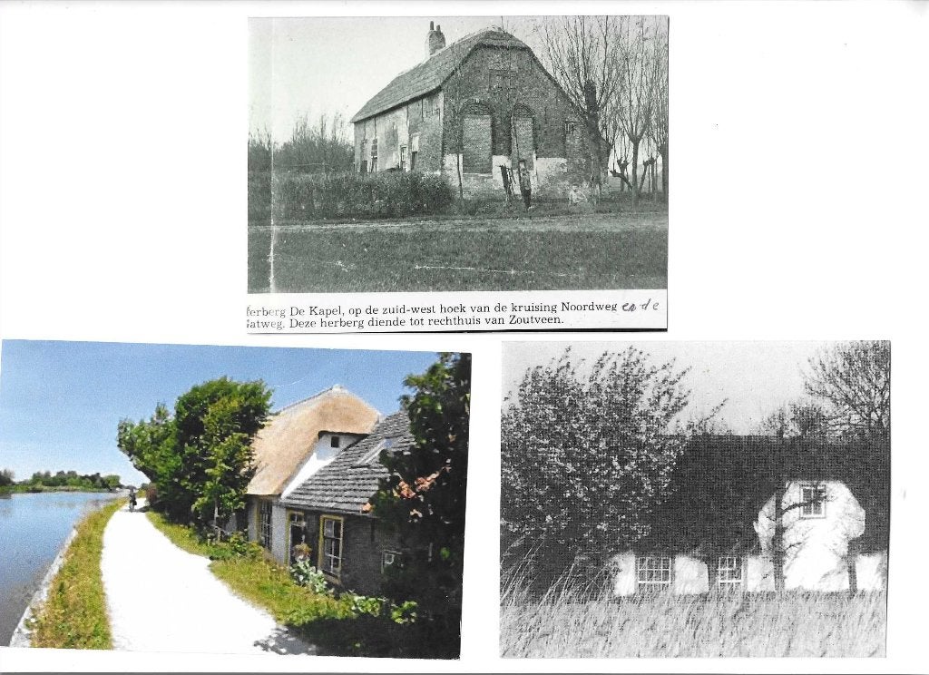 zouteveen  schipluiden  3x  rechthuis  veerhuis  taverne, 1960 tot 1980, Verzenden, Foto, Zo goed als nieuw