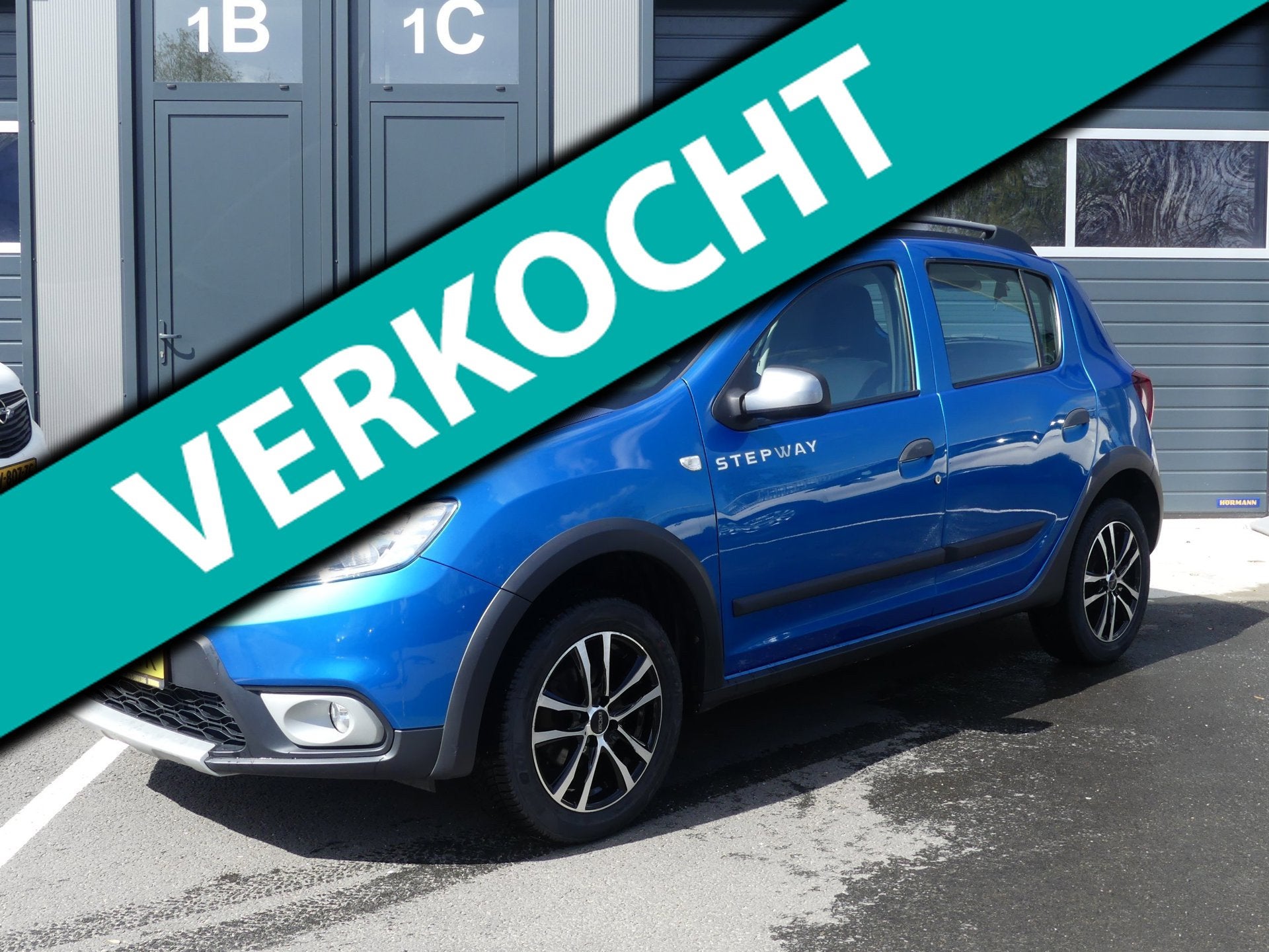 Dacia Sandero 0.9 TCe SL Stepway Automaat Hoge instap Airco, 898 cc, Stof, Euro 6, Blauw