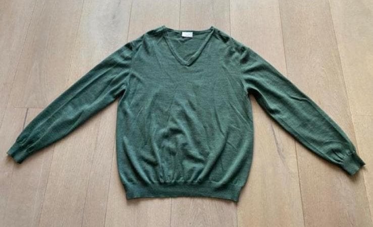 Profuomo wol xl nieuwstaat merinowol, Ophalen of Verzenden, Zo goed als nieuw, Maat 56/58 (XL), Groen