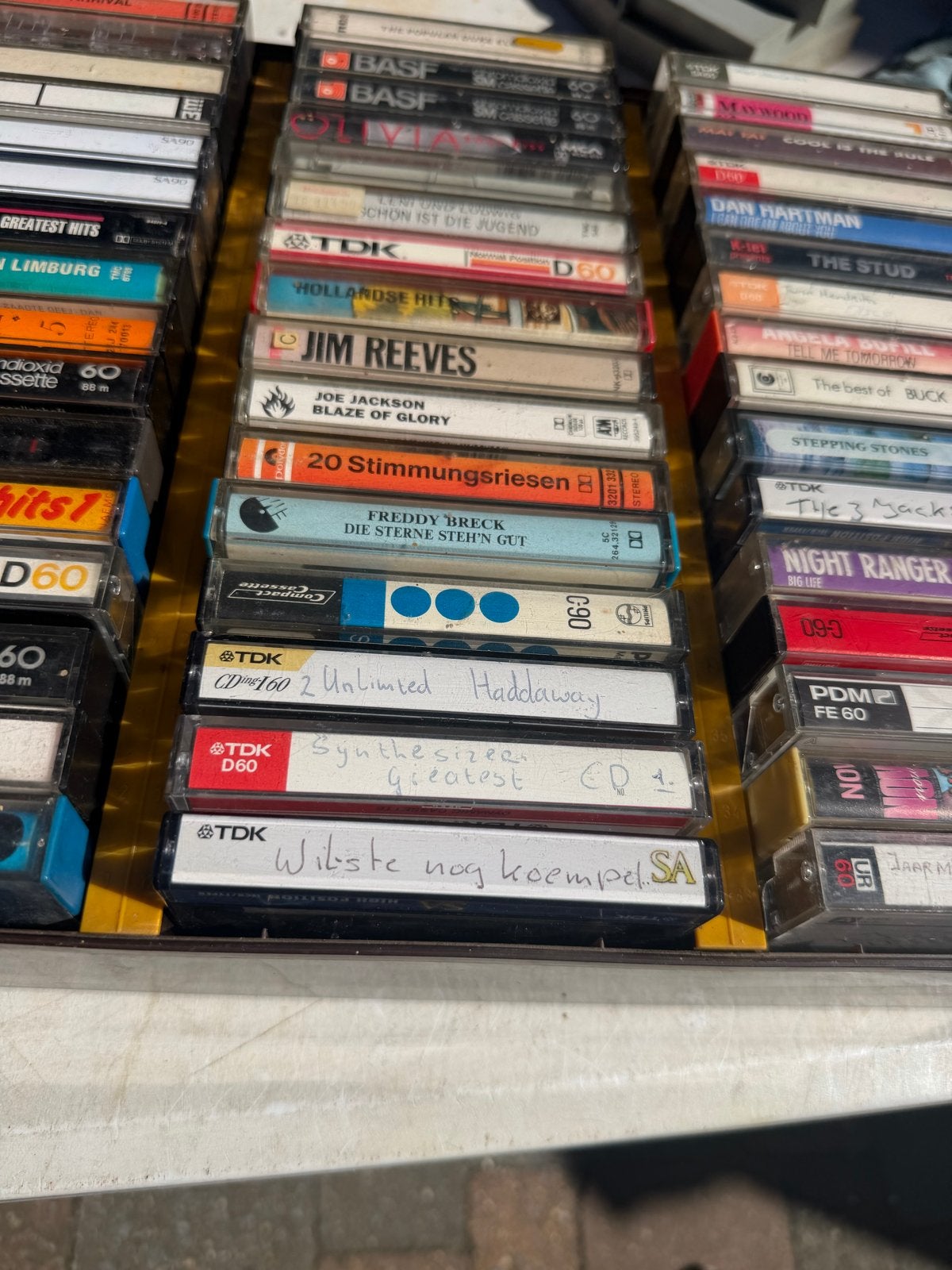 Partij van 62 cassettebandjes - Diverse artiesten, Cd's en Dvd's, Cassettebandjes, Gebruikt, Ophalen of Verzenden, Origineel, Pop