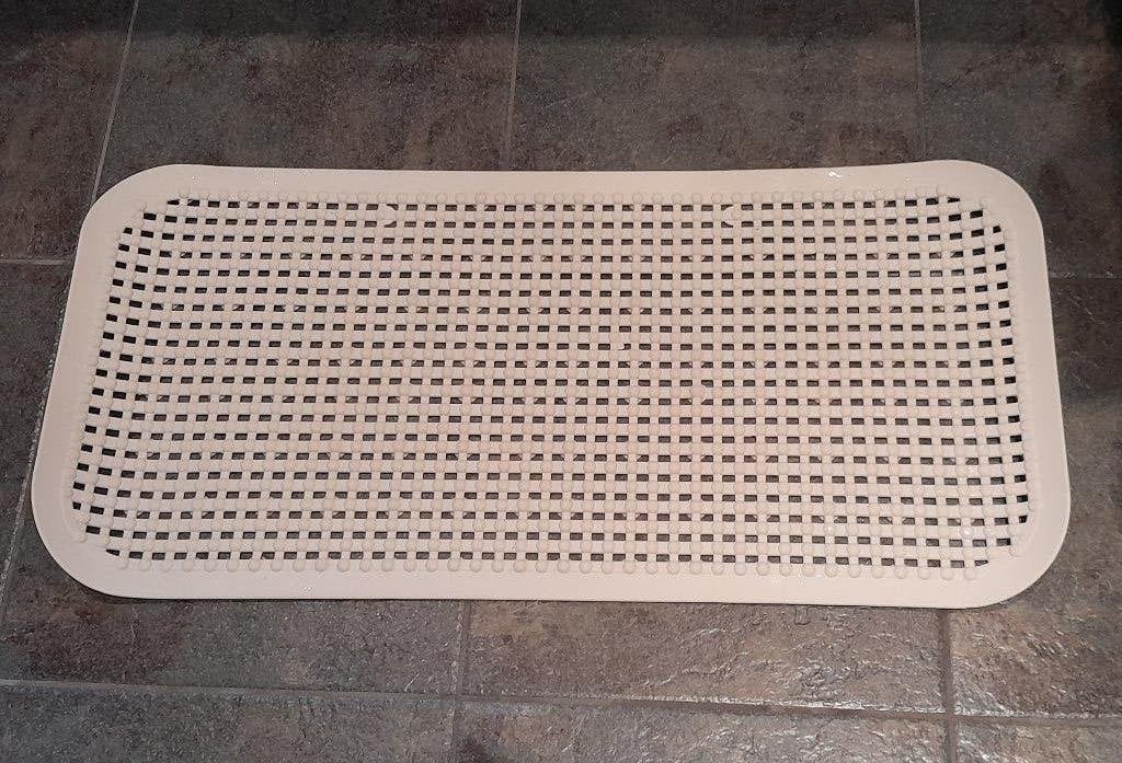 antislip rubberen douchemat / badmat 73 x 35 cm, Ophalen of Verzenden
