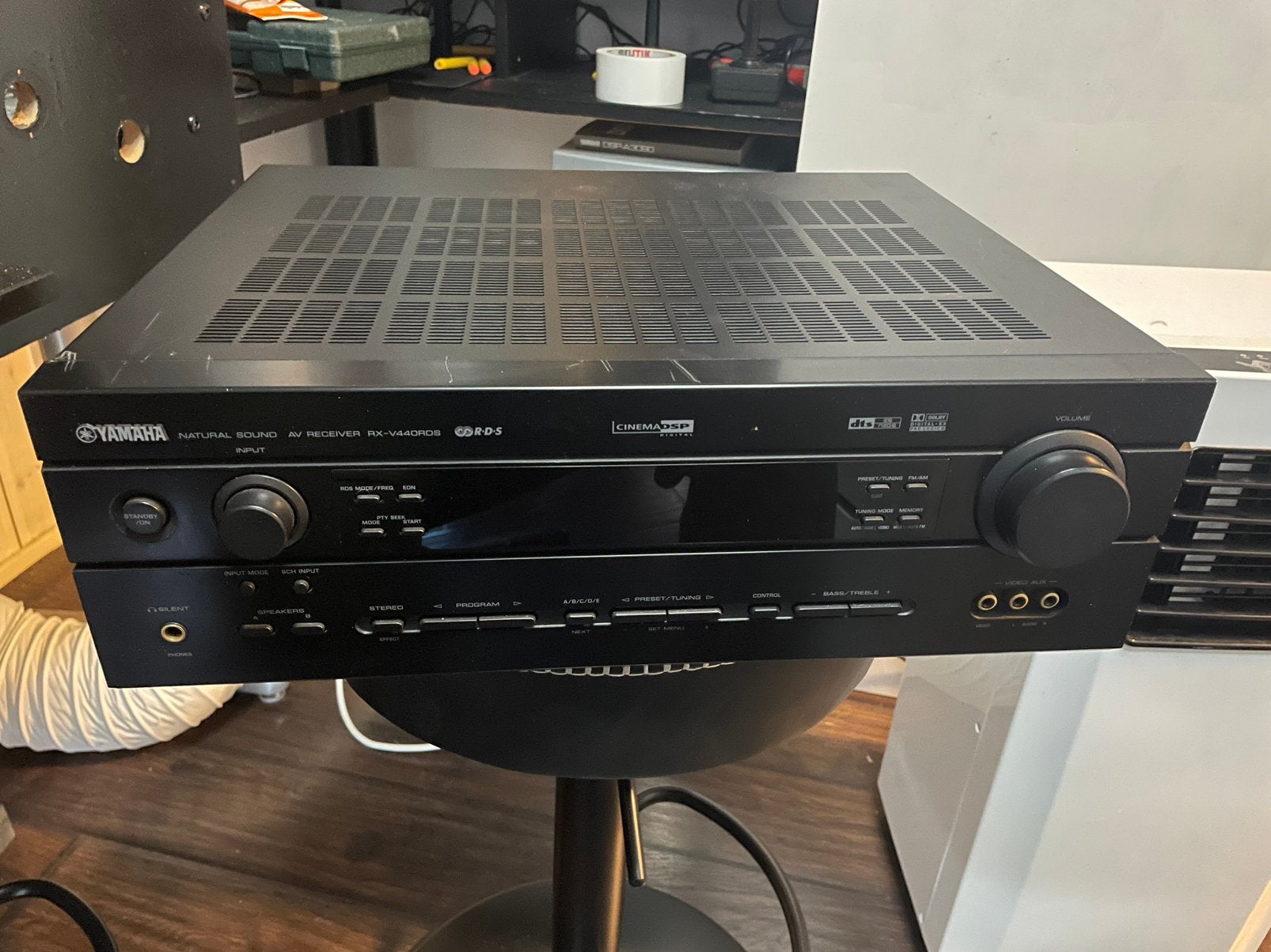 Yamaha RX-V440RDS AV Receiver - Zonder afstandsbediening, Gebruikt, Yamaha, Ophalen of Verzenden, 60 tot 120 watt