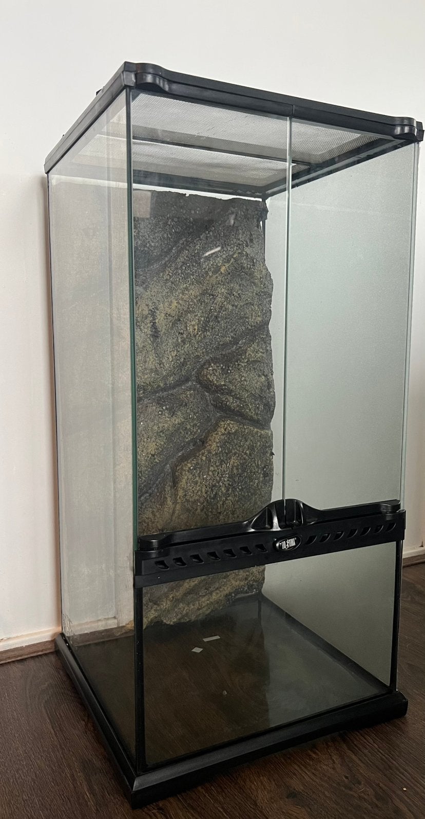 Exo Terra terrarium 30x30x60 cm – inclusief achterwand, Ophalen, Zo goed als nieuw