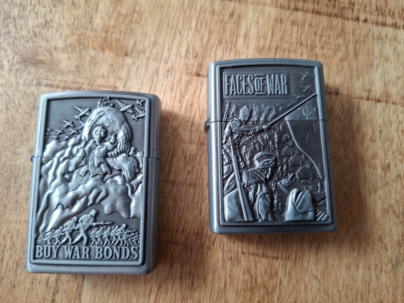 Nieuwe Benzine Aanstekers - Oorlogsthema, Ophalen of Verzenden, Nieuw, Aansteker