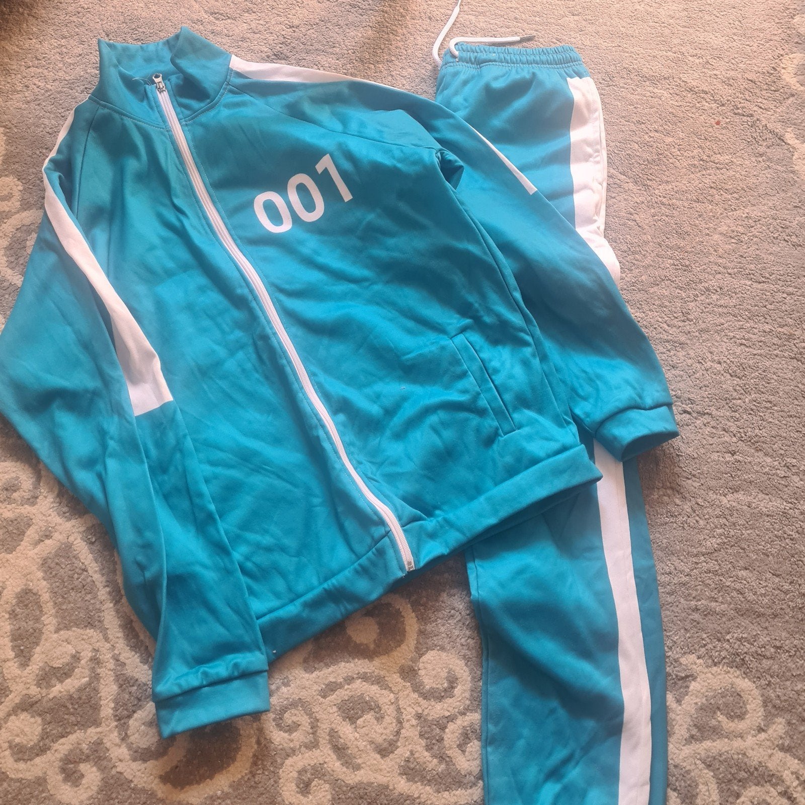 Squid Game Trainingspak - Maat XL, Ophalen, Onbekend, Meerkleurig, Maat 56/58 (XL)