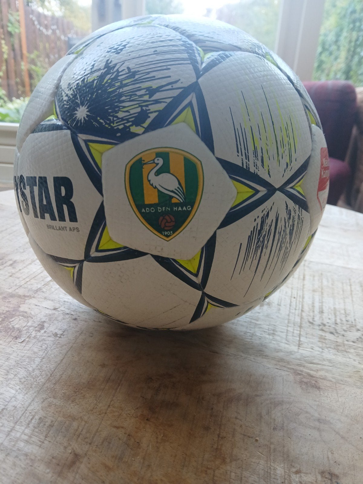 ADO Den Haag voetbal - Derbystar Keuken Kampioen Divisie, Maat XL, Ophalen, Gebruikt, Bal