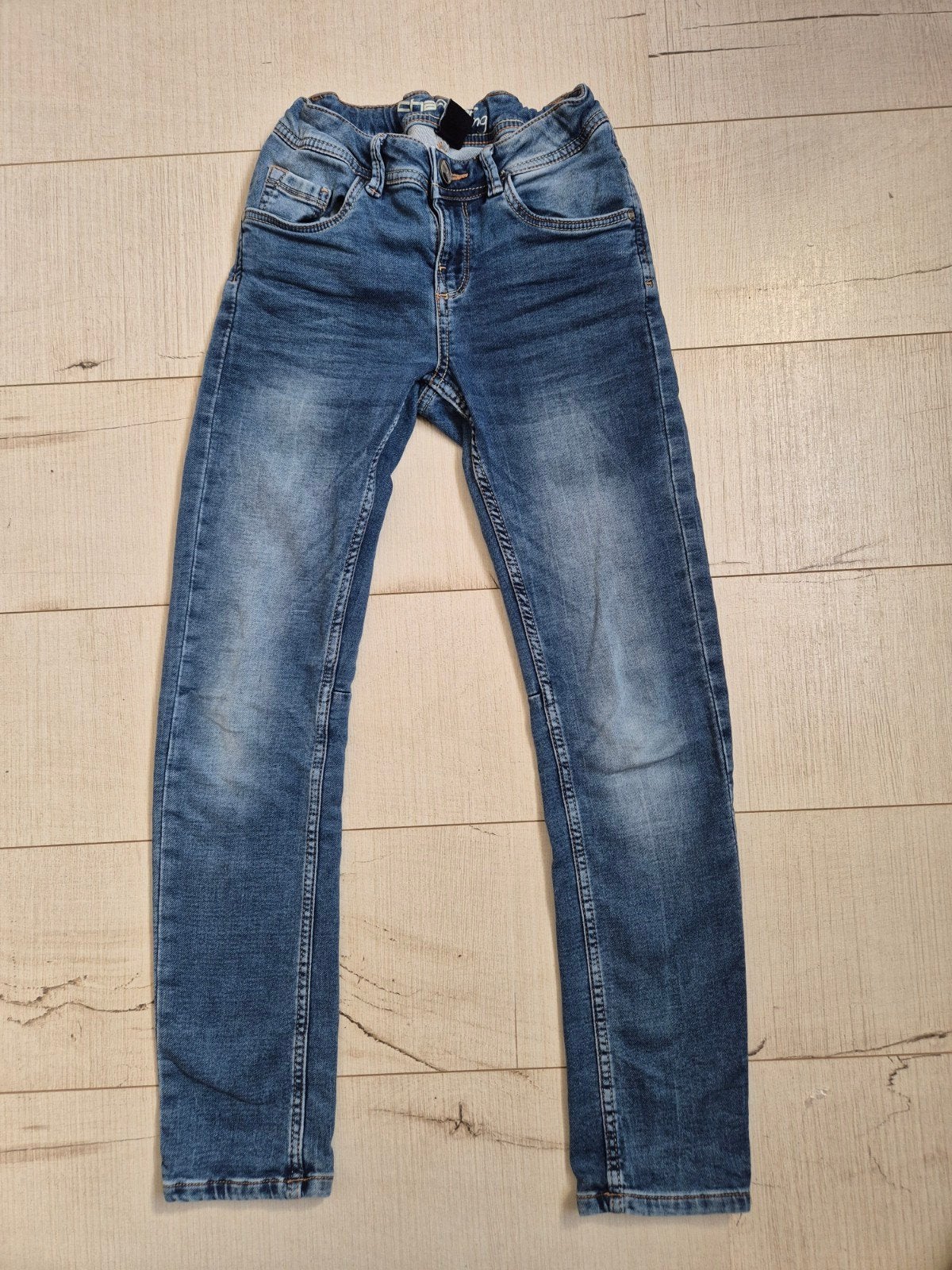 Blauwe jeans mt 152 (Chapter Young), Kinderen en Baby's, Chapter Young, Zo goed als nieuw, Jongen, Ophalen