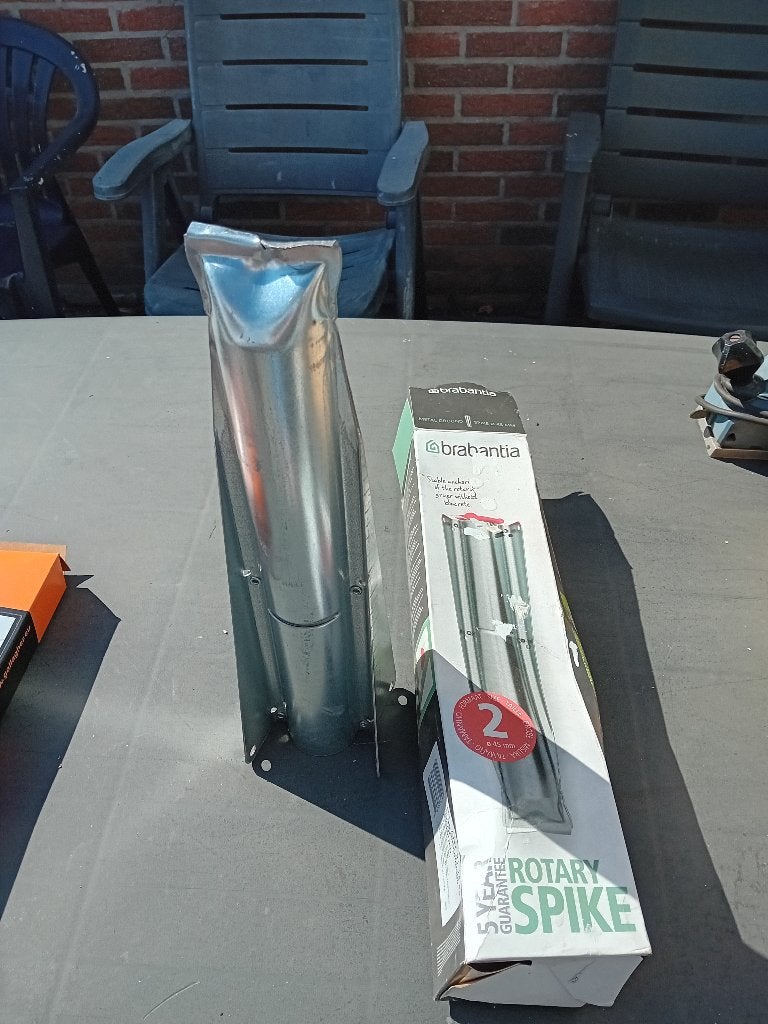 Steun voor waspaal of parasol, Tuin en Terras, Ophalen, Nieuw, Minder dan 1 meter, Overige typen