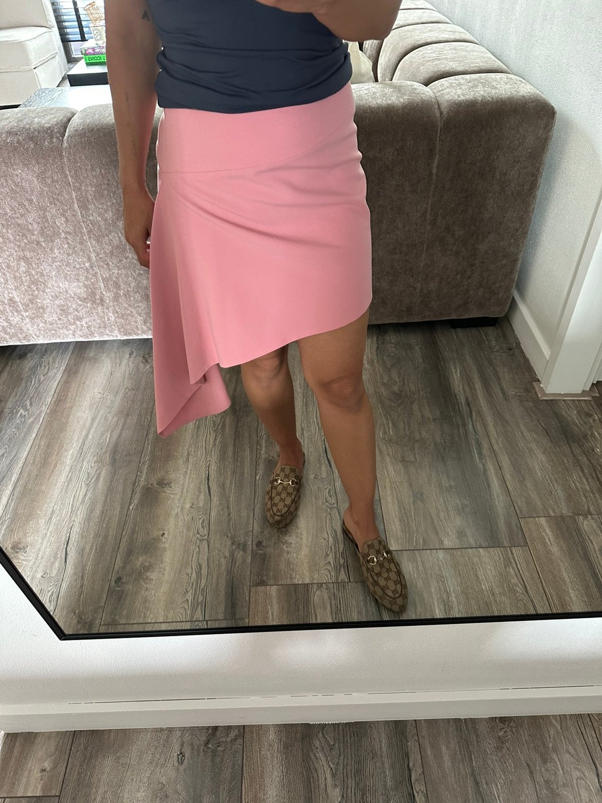 Roze pink asymmetrische rok rokje Zara skirt S nieuw chique, Maat 38/40 (M), Zwart, Nieuw, Ophalen of Verzenden
