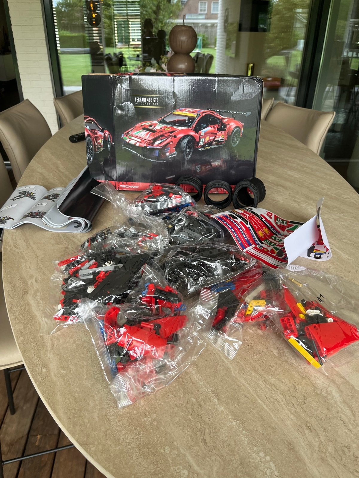 Lego Ferrari 488 GTE Technic - Gloednieuw en compleet, Verzenden, Nieuw