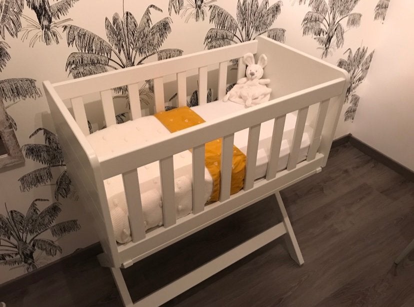 Prachtig wiegje - van happy baby - model marken, Kinderen en Baby's, Babywiegjes en Ledikanten, Ophalen, Zo goed als nieuw, Wieg