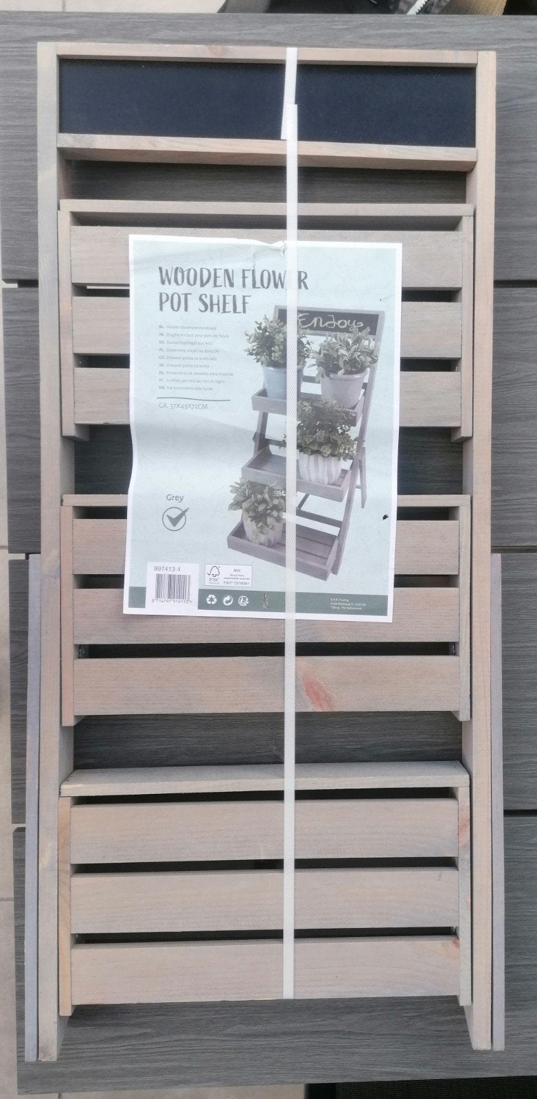Houten bloemenrek voor decoratie en planten, Binnen, Minder dan 60 cm, Nieuw, Ophalen of Verzenden
