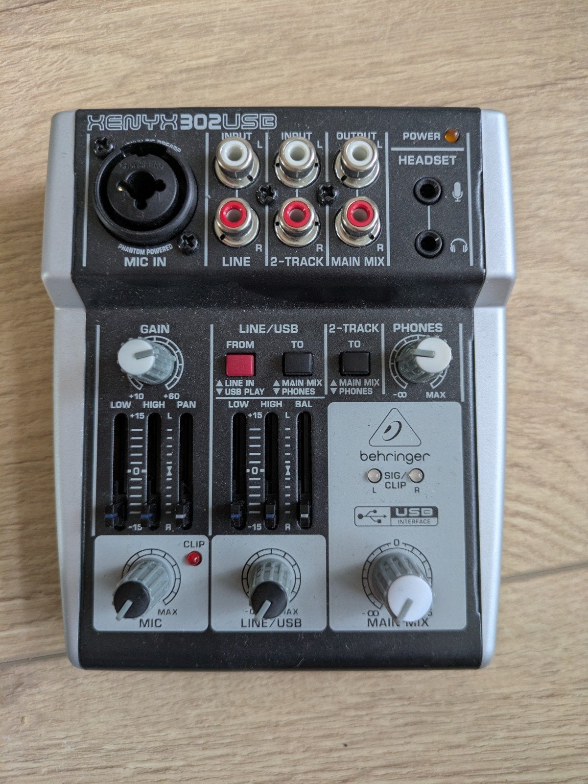 Behringer Xenyx 302USB Mixer - Compacte Audio Interface, Muziek en Instrumenten, Mengpanelen, Ophalen of Verzenden, Gebruikt, Minder dan 5 kanalen