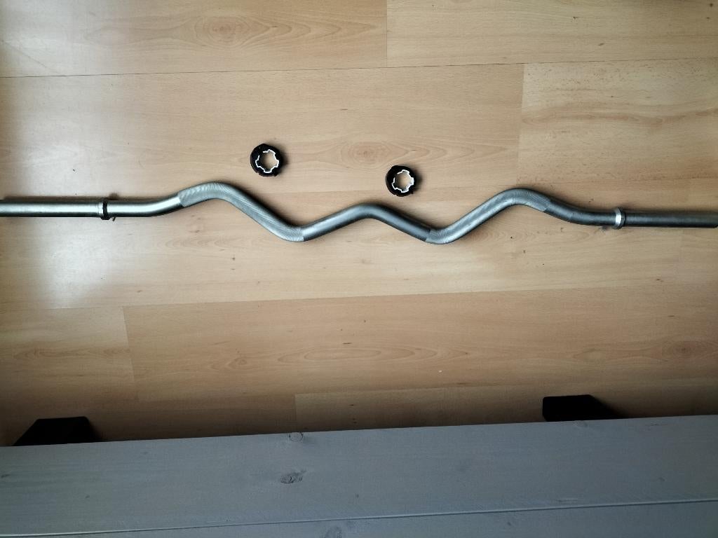 halterstang met gewichten en klemmen, Ophalen, Zo goed als nieuw, Armen, Halterset
