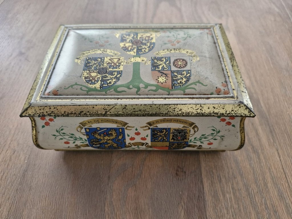 Koekblik, Verzamelen, Ophalen of Verzenden, Gebruikt, Koek(jes), Overige merken