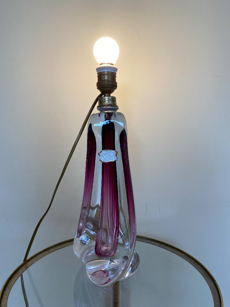 Val Saint Lambert lamp, Ophalen of Verzenden