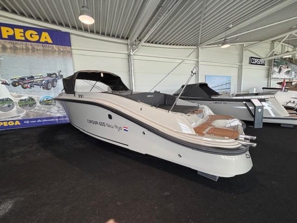 Corsiva 605 Tender + 60 pk Honda DIRECT LEVERBAAR, Tender, 6 m, 2 m, 115 pk