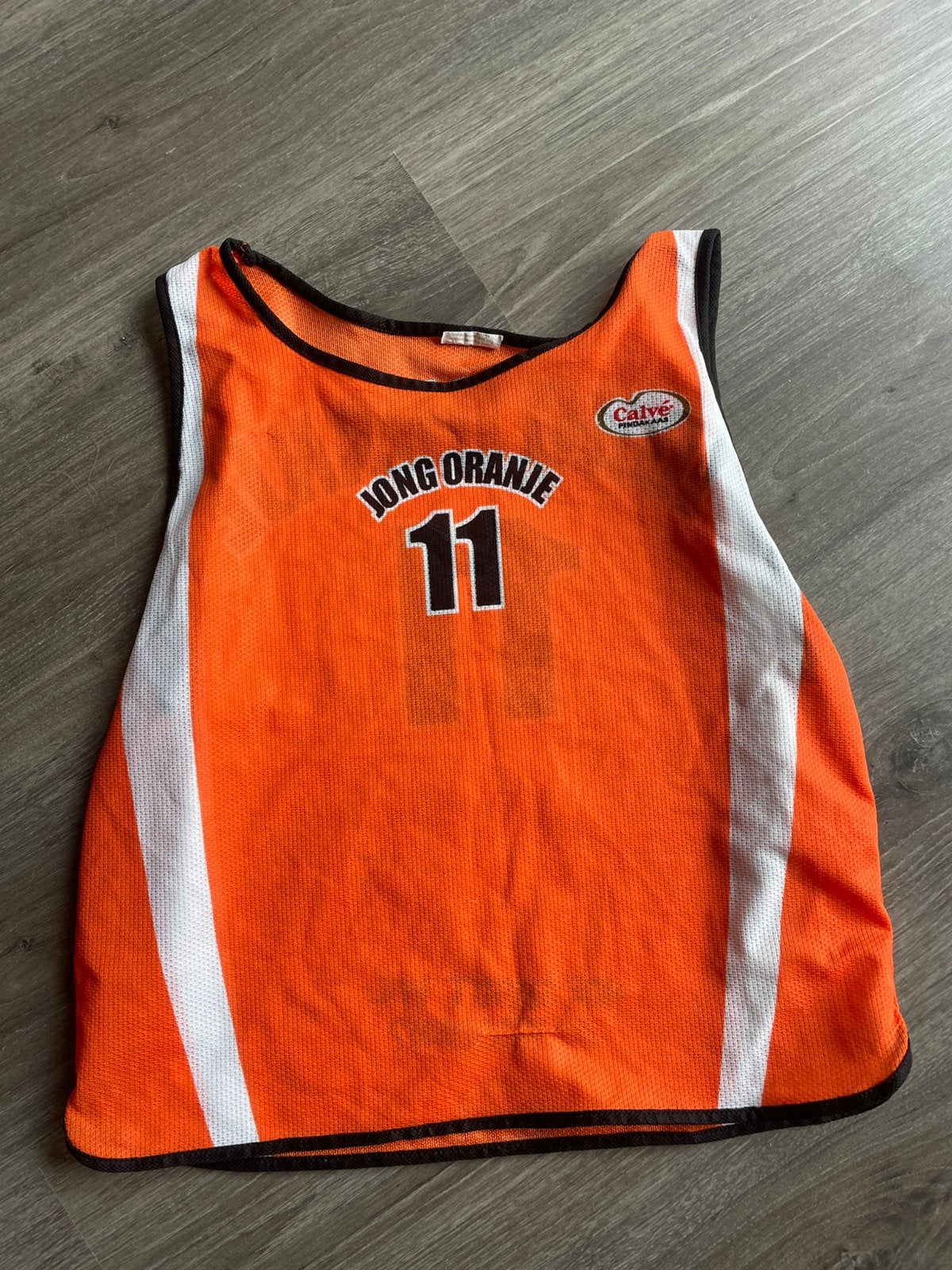 Calve hesje jong oranje, Sport en Fitness, Basketbal, Ophalen of Verzenden, Zo goed als nieuw, Kleding