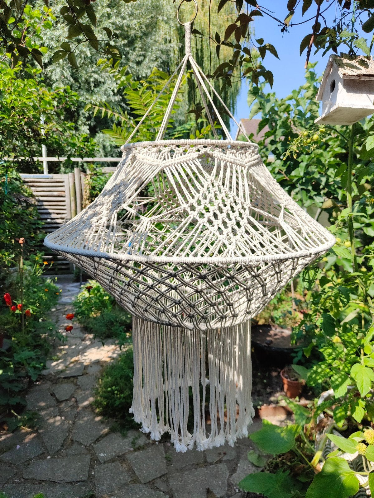 Boho Ibiza Style lampenkap, Ophalen of Verzenden, Zo goed als nieuw, Buiten