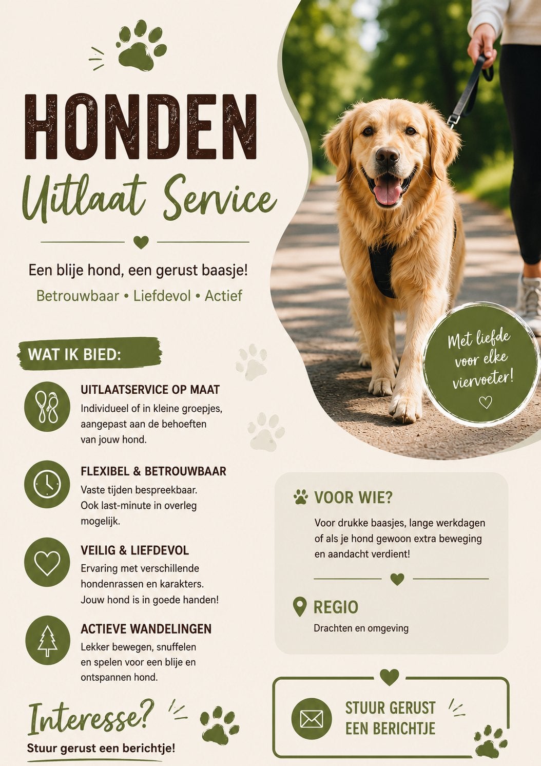 Betrouwbare Honden Uitlaatservice | Drachten & Omgeving, Ophalen