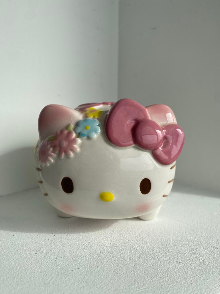 Hello Kitty spaarpot deco display- Keramiek (Piggy Bank), Ophalen of Verzenden, Zo goed als nieuw, Steen, Aardewerk of Keramiek
