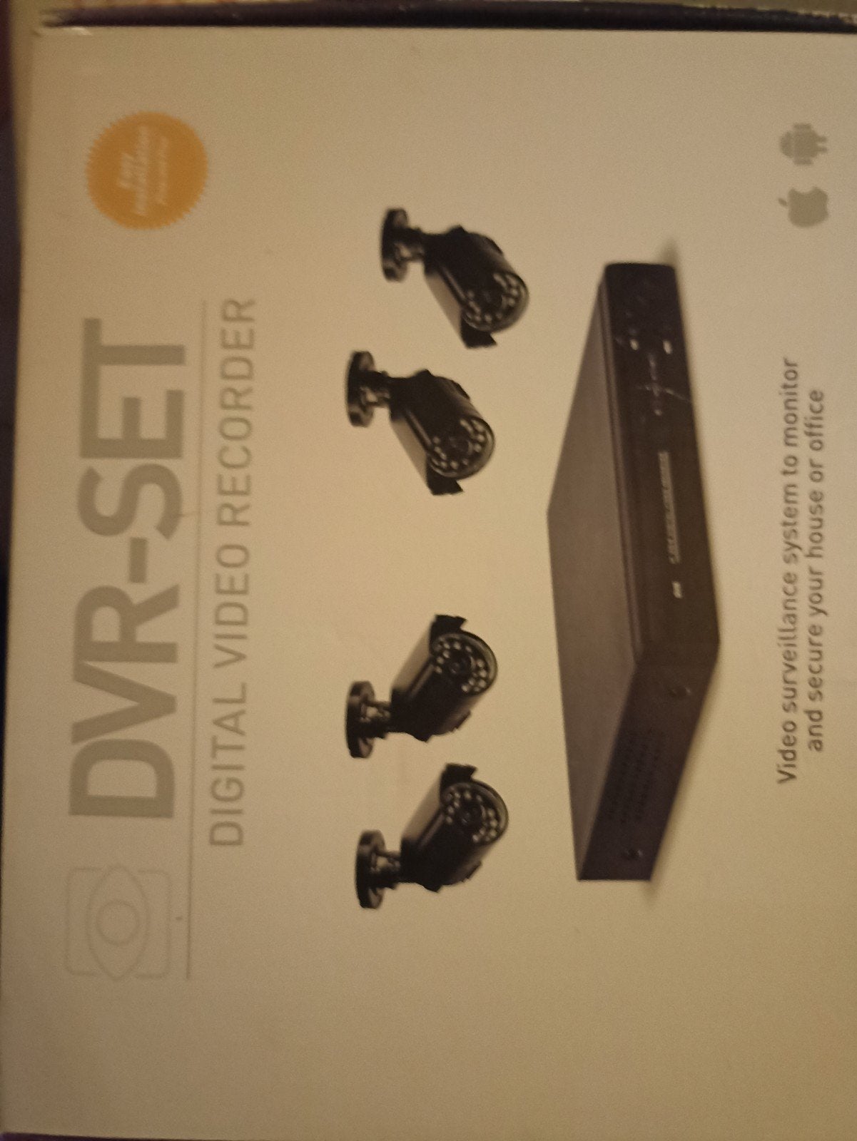 DVR-SET Digitale Video Recorder met 4 camera's, Ophalen of Verzenden, Nieuw, Buitencamera