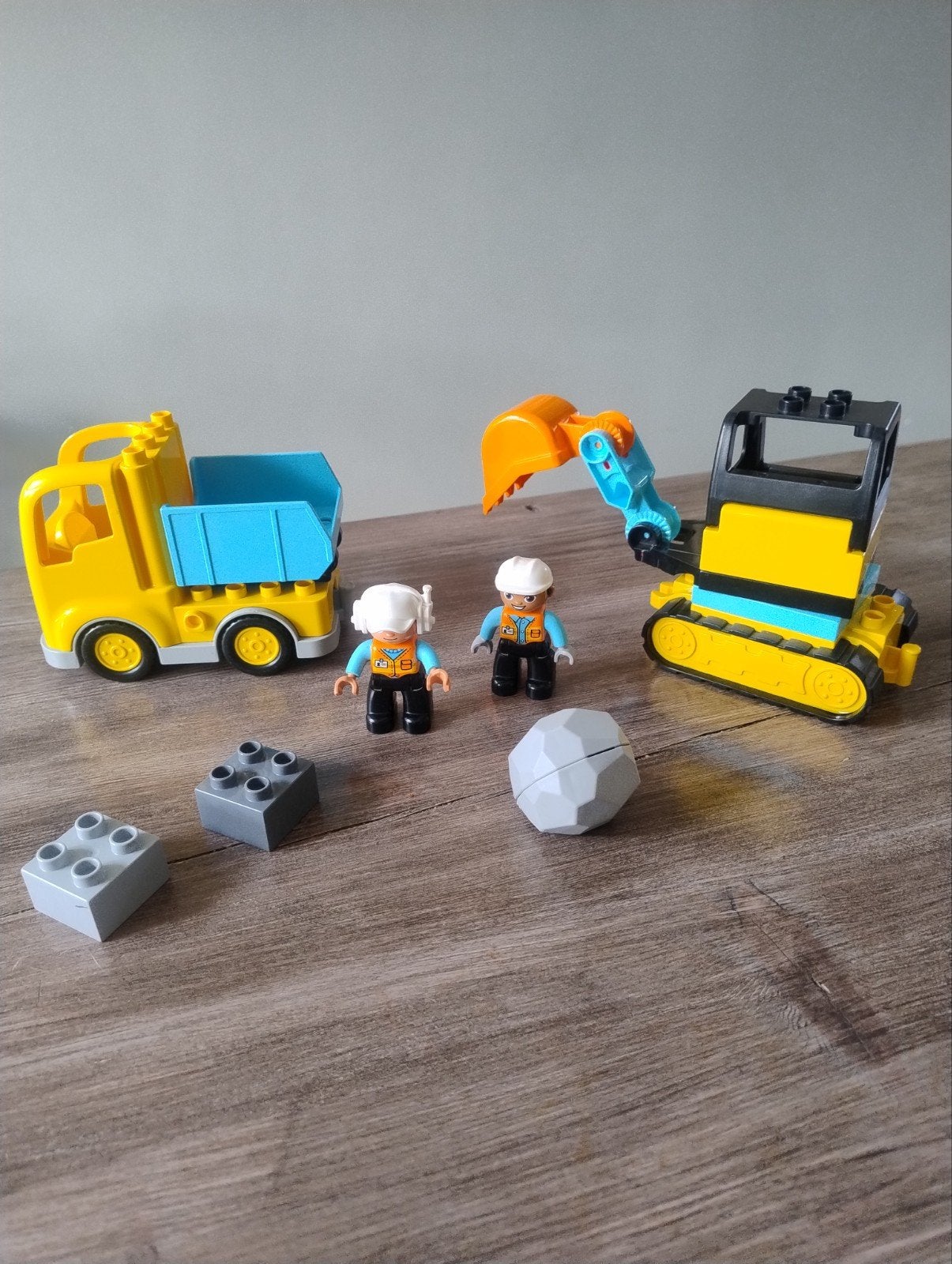 Duplo bouw voertuigen, compleet., Ophalen, Zo goed als nieuw, Complete set, Voertuig