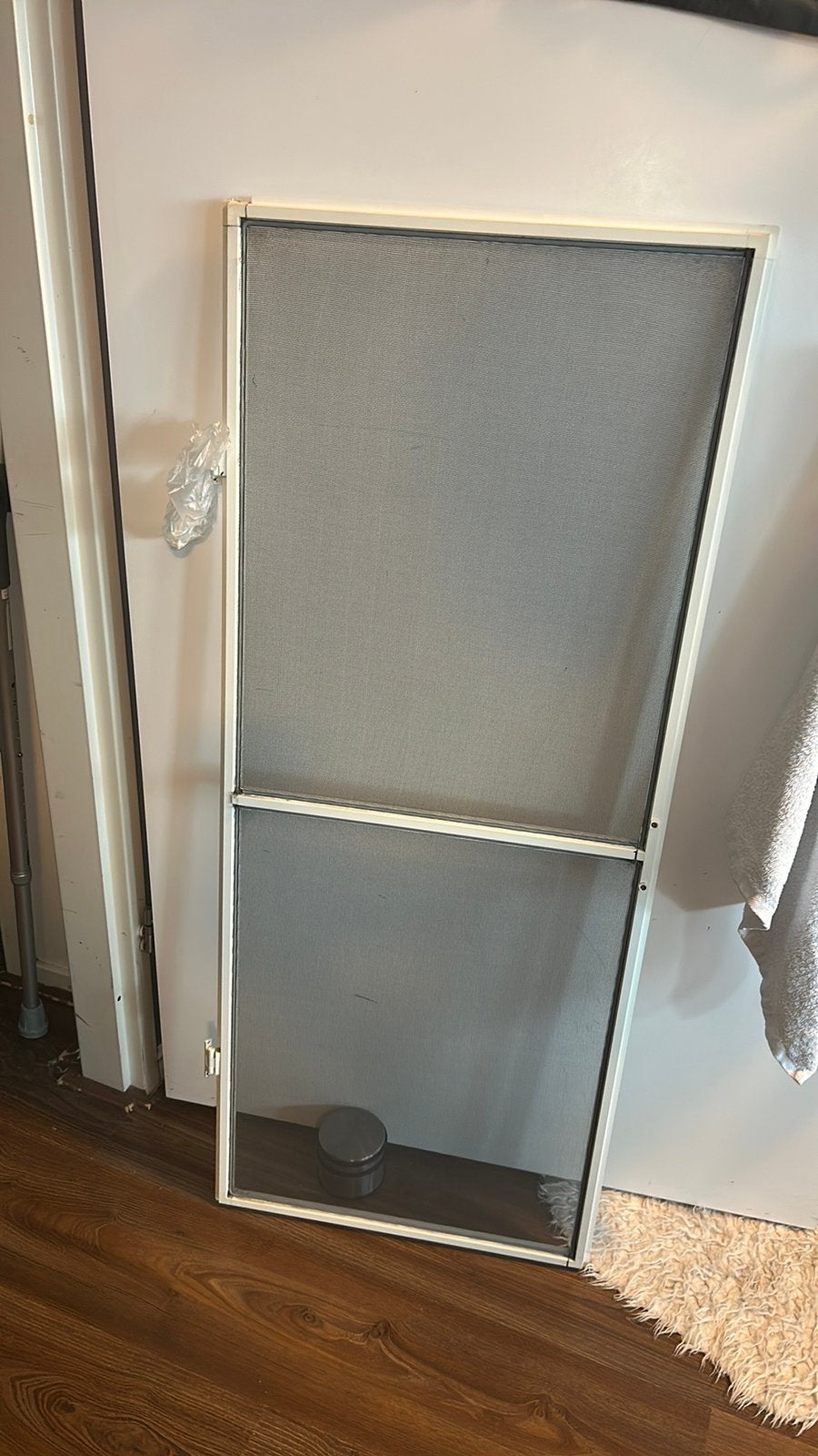Raamhor deur smal raam 48x116, Ophalen, Zo goed als nieuw, Minder dan 80 cm, Gevelraam of Ruit