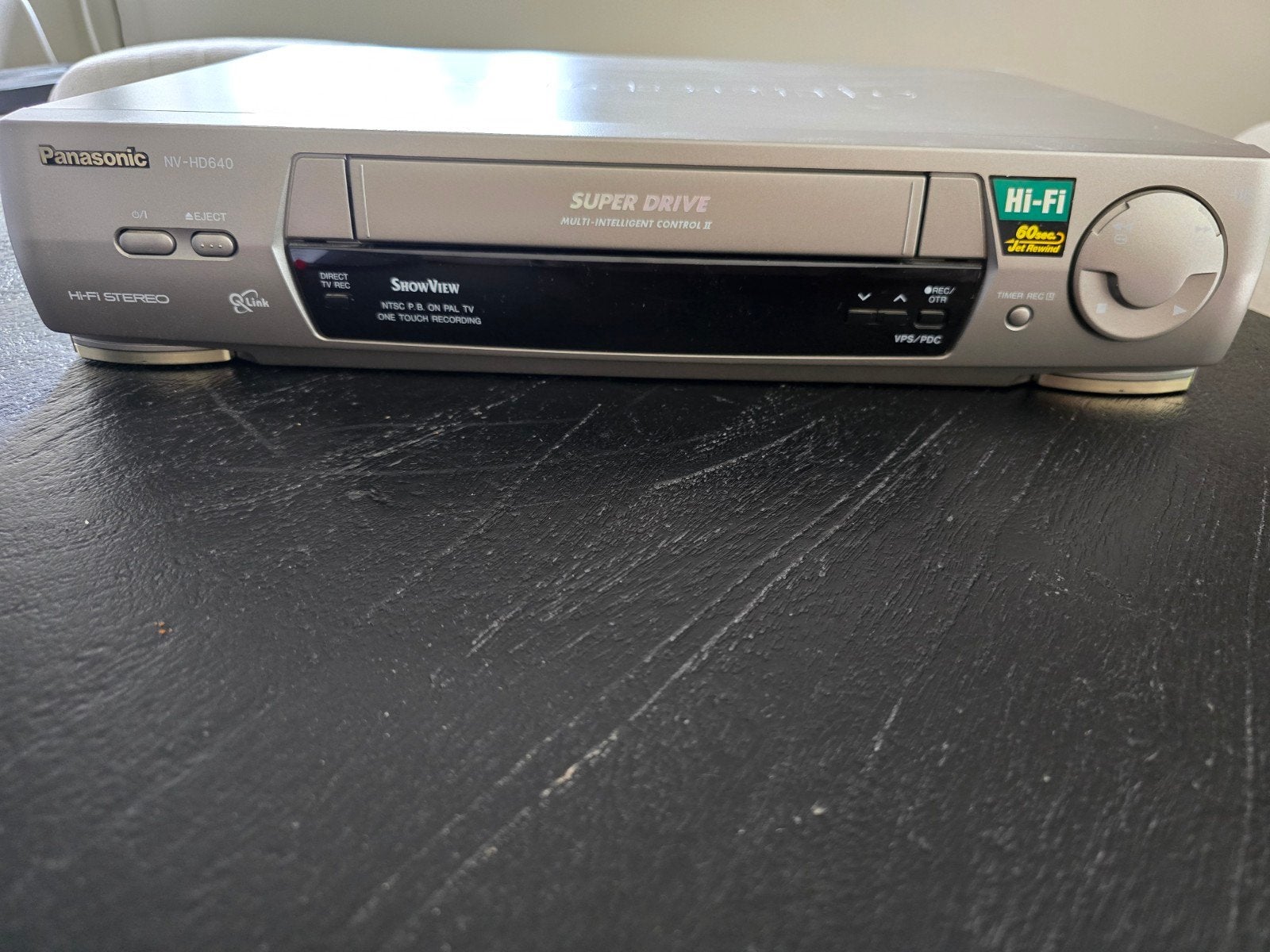 Deels defecte Panasonic NV-HD640 VHS-speler - Hi-Fi Stereo, Ophalen, Gebruikt, VHS-speler of -recorder