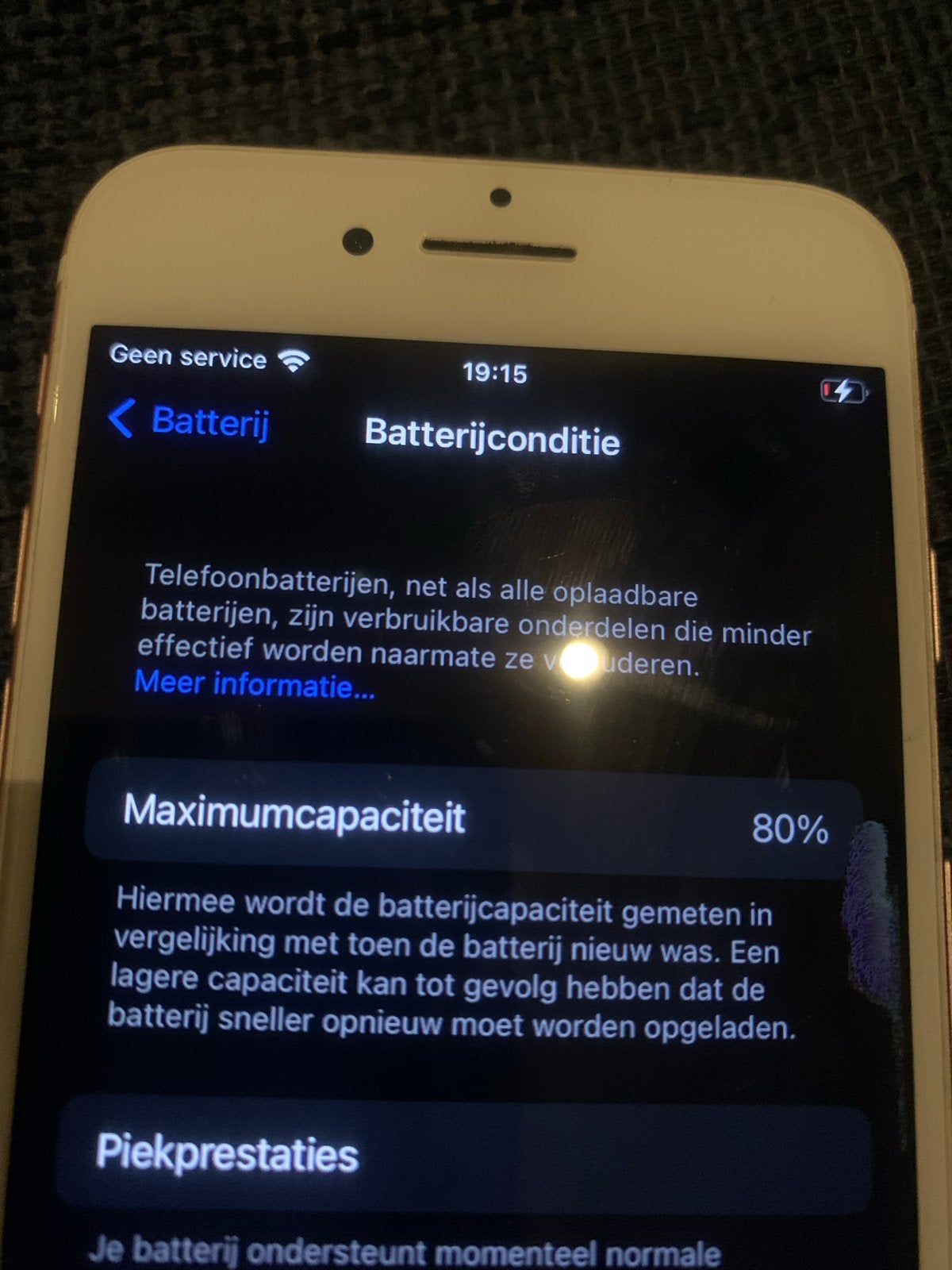 iPhone 7 128 GB Roségoud - Batterij 80%, Telecommunicatie, Mobiele telefoons | Apple iPhone, Ophalen, IPhone 7, Zonder abonnement