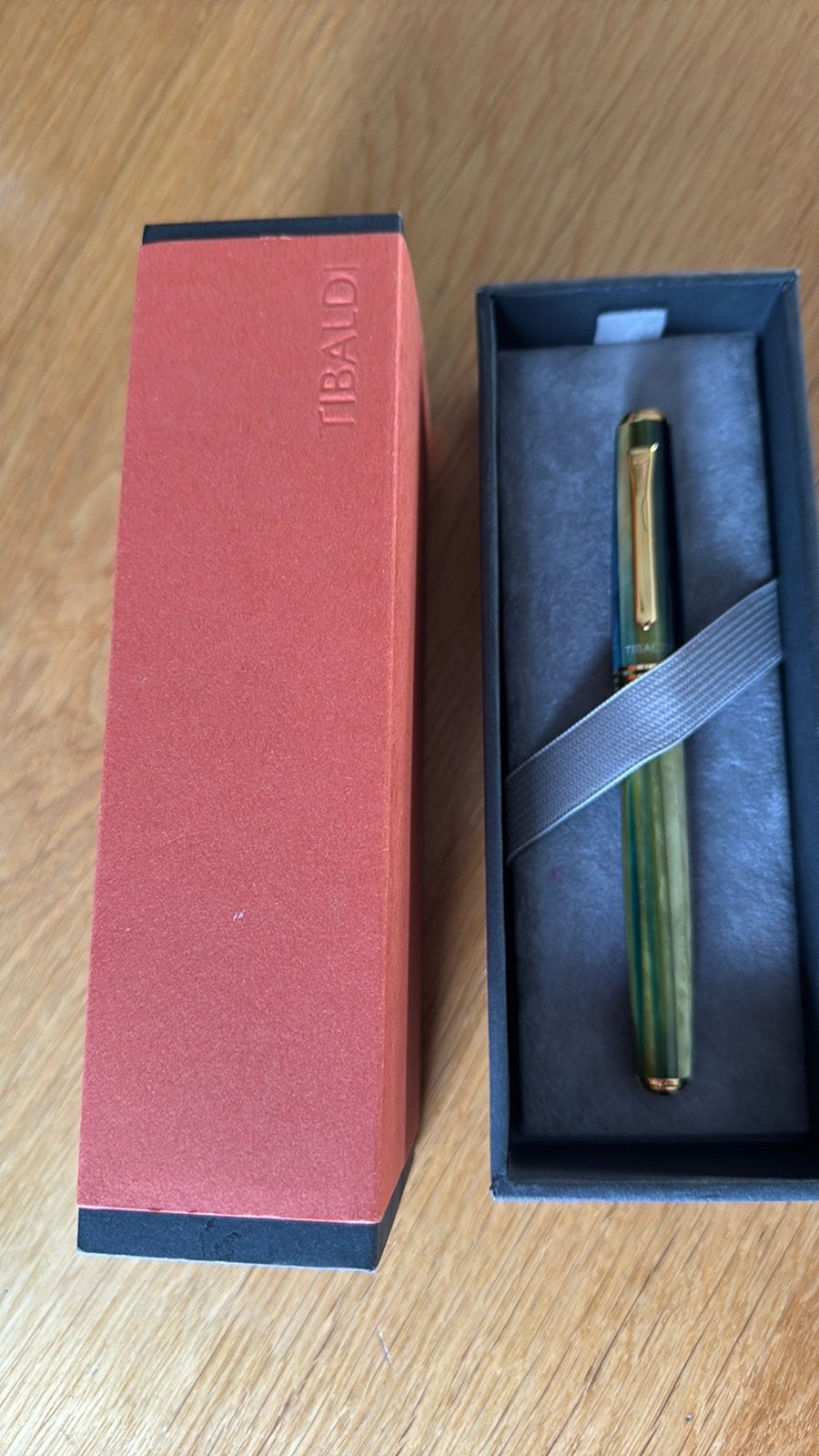 TIBALDI N.60 vulpen in de kleur groen., Verzamelen, Pennenverzamelingen, Overige merken, Nieuw, Met doosje, Ophalen of Verzenden