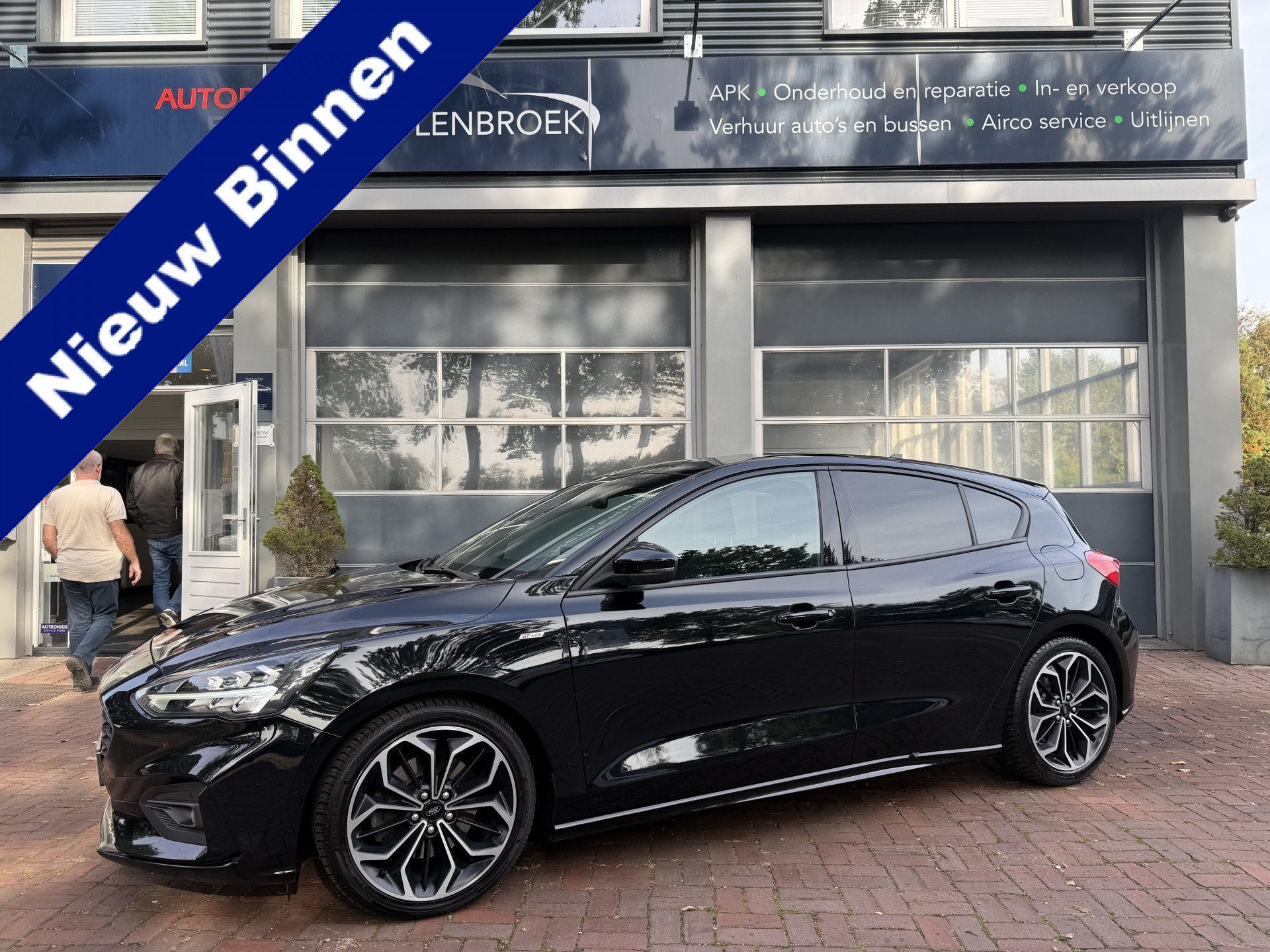 Ford Focus 2.0 EcoBlue ST Line 2019 trekgewicht 1800 kg gere, Auto's, Stof, 4 cilinders, 150 pk, Zwart