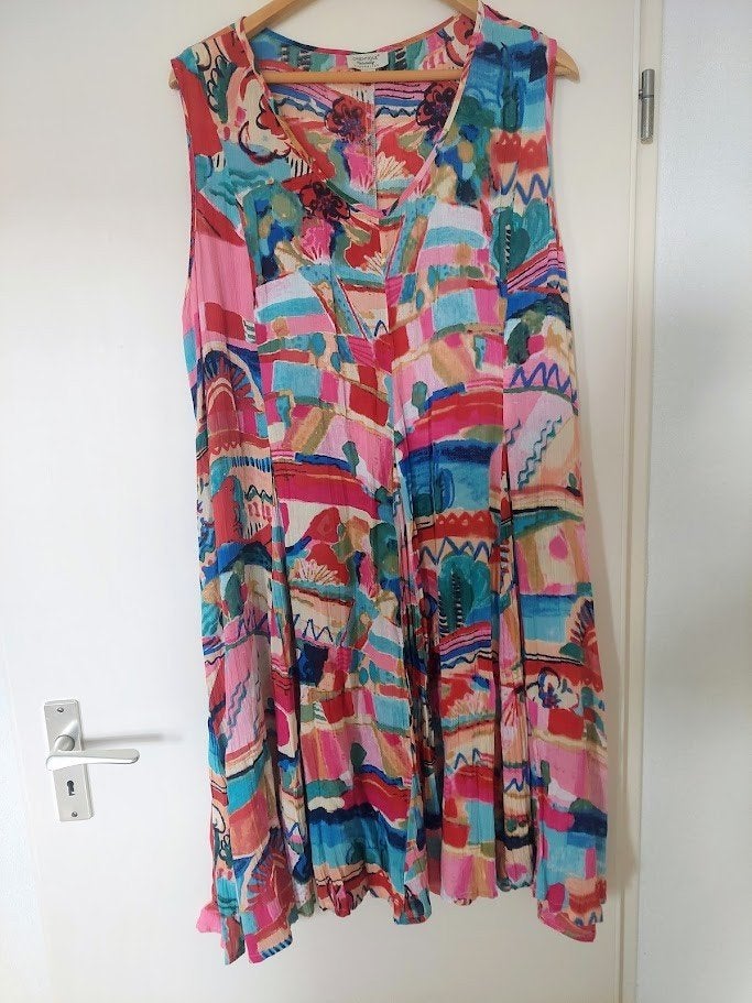 AUSTRALIAN NATTURALLY ORIENTQUE ZOMER JURK  maat 46, Kleding | Dames, Overige kleuren, Jurk, Ophalen of Verzenden, Zo goed als nieuw