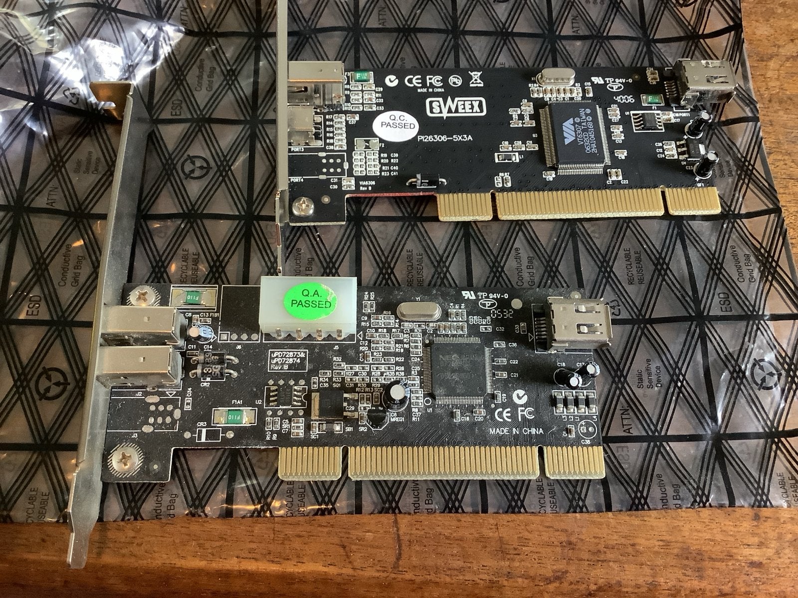 Sweex Firewire PCI kaarten, Ophalen of Verzenden, Gebruikt