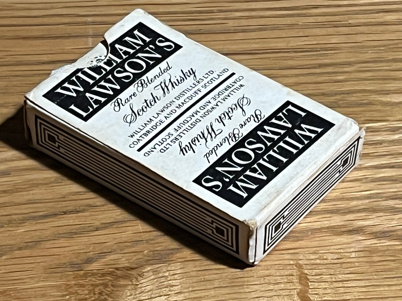 Vintage William Lawson’s speelkaarten – Carta Mundi compleet, Verzamelen, Verzenden, Zo goed als nieuw, Speelkaart(en)