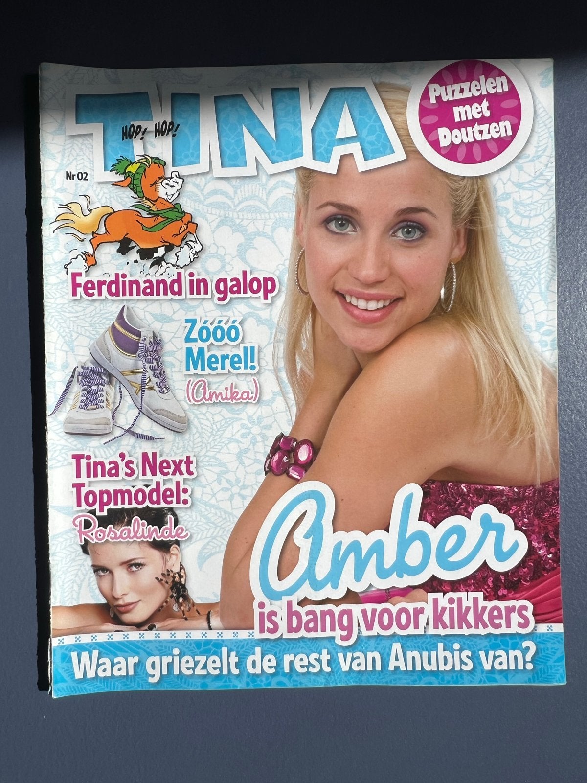 Tina Magazine Nr. 02 - Amber, Ferdinand, Beyoncé poster, Ophalen of Verzenden, Gelezen, Damesbladen